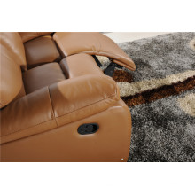 Sofá de salón con sofá moderno de cuero genuino (789)